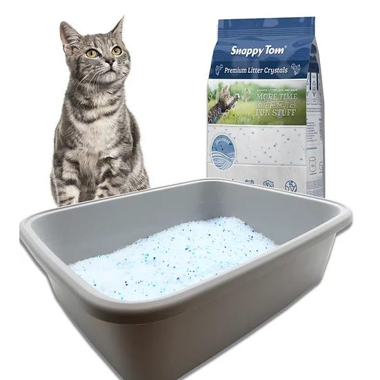 Snappy Tom Crystal Cat Litter - Unscented