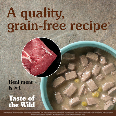 Taste of the Wild Southwest Canyon Wet Dog Food with with Beef in Gravy