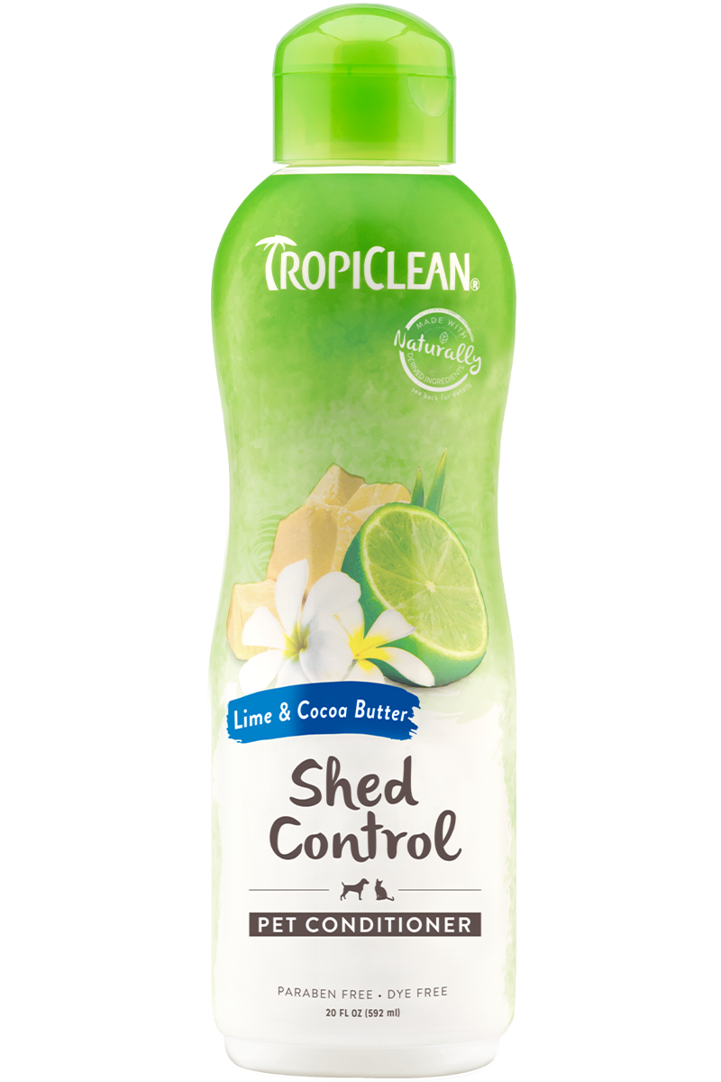 TropiClean Lime and Cocoa Butter Deshedding Conditioner For Pets