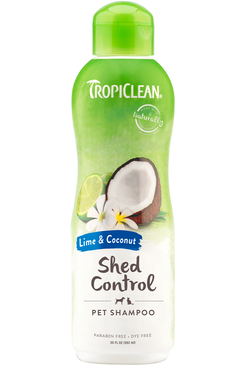 TropiClean Lime and Coconut Deshedding Shampoo For Pets