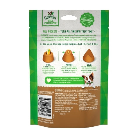 Greenies Peanut Butter Flavour Pill Pockets for Dogs