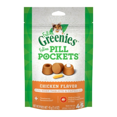Greenies Feline Pill Pockets Chicken Flavour