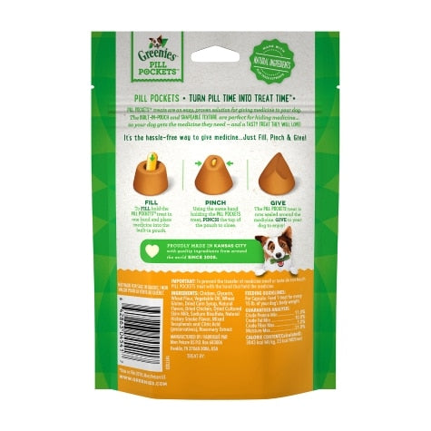 Greenies Chicken Flavour Pill Pockets for Dogs