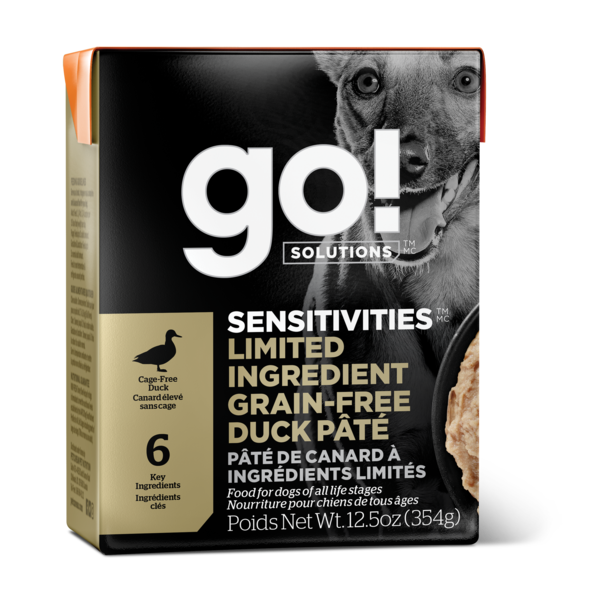 Go! Sensitivities Limited Ingredient Grain-Free Duck Pate Wet Dog Food