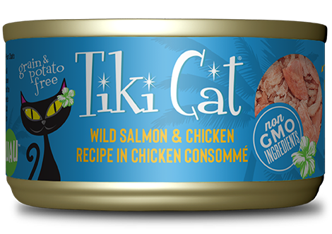 Tiki Cat Napili Luau Wild Salmon & Chicken