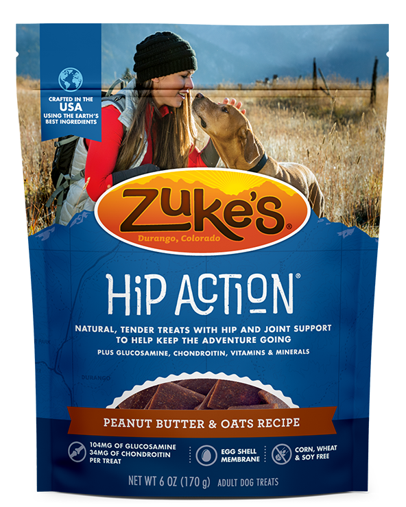 Zuke's Hip Action Peanut Butter Recipe Dog Treats